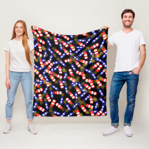 Firecrackers for the 4th of July Fleece Blanket