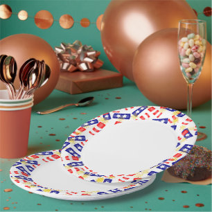 Firecrackers for the 4th of July Paper Plate