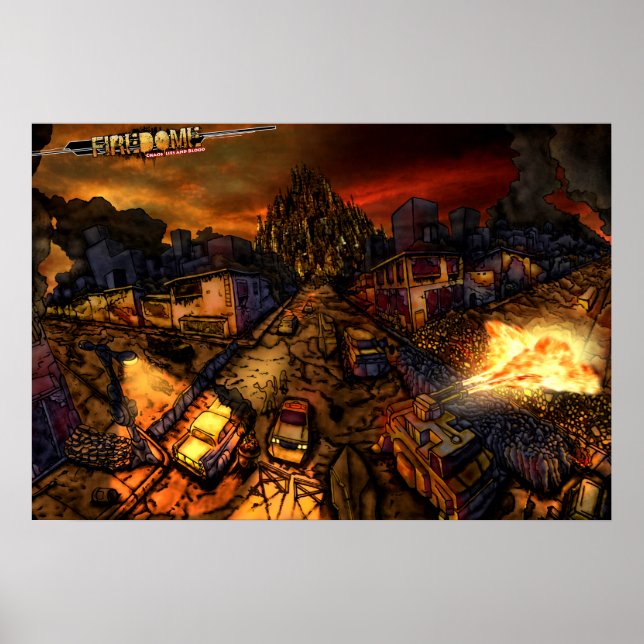 FireDome Street View Poster (Front)