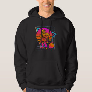 Firefighter 80s Retro Hoodie