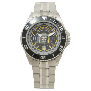 Firefighter ADD NAME Fire Department Rescue Team  Watch