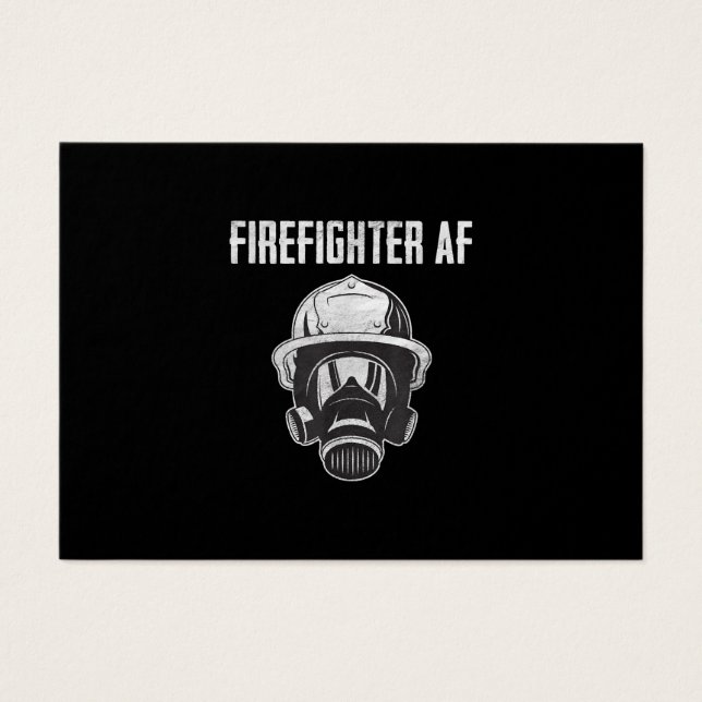 Firefighter AF | Gas Mask | Funny Firefighter (Front)