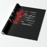 Firefighter American Flag Axe