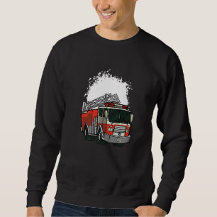 Firefighter And Fire Truck Sweatshirt