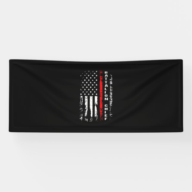 Firefighter Battalion Chief Battalion Chief Gift Banner (Horizontal)