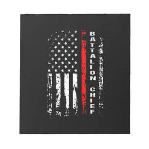 Firefighter Battalion Chief Battalion Chief Gift Notepad