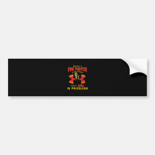 Firefighter - Being A Firefighter Dad Bumper Sticker