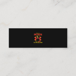 Firefighter - Being A Firefighter Dad Mini Business Card