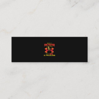 Firefighter - Being A Firefighter Dad Mini Business Card