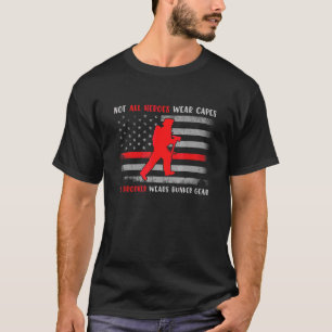 Firefighter Brother Proud Firefighter Sister Thin T-Shirt