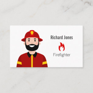 Firefighter Business Card