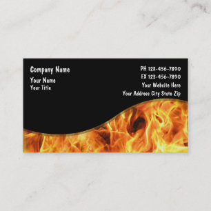Firefighter Business Cards