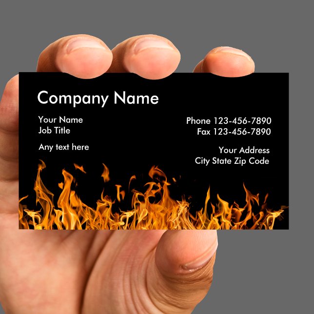 Firefighter Business Cards (Creator Uploaded)