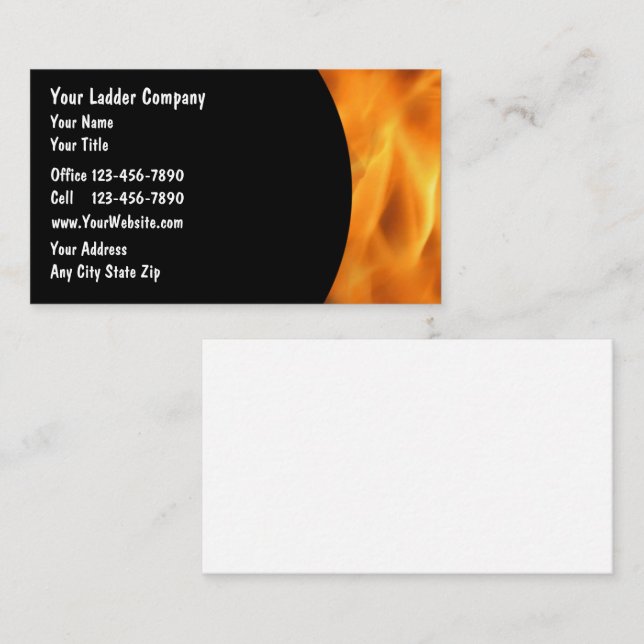 Firefighter Business Cards (Front/Back)