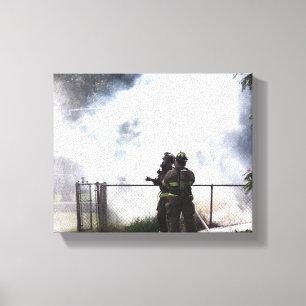 Firefighter Canvas Print