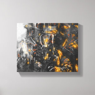 Firefighter - Courage for battling the Beast Canvas Print