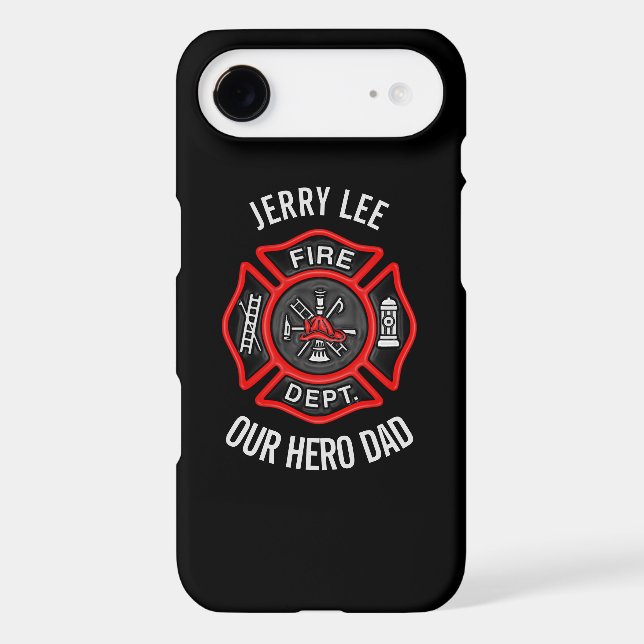 Firefighter Custom Text Name Personalised Case-Mate iPhone Case (Back)