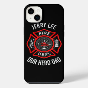 Firefighter Custom Text Name Personalised iPhone 14 Plus Case