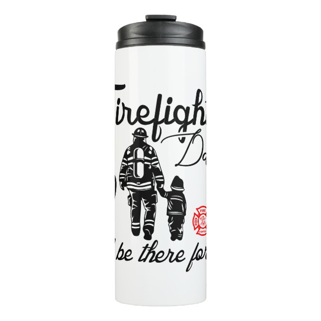 Firefighter Dad | Father's Day Gifts Thermal Tumbler (Front)