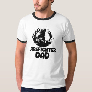 Firefighter Dad, Father's Day T-Shirt