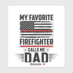 Firefighter Dad Flag Vintage Engraving Design_1