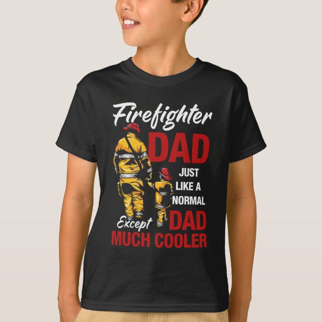 Firefighter Dad T-Shirt (Front)