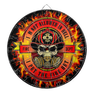 Firefighter Dartboard