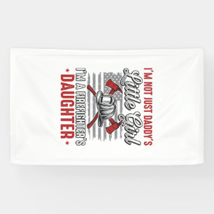 Firefighter Daughter Vintage Banner