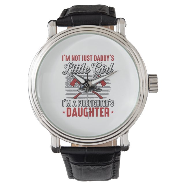 Firefighter Daughter Vintage Watch (Front)