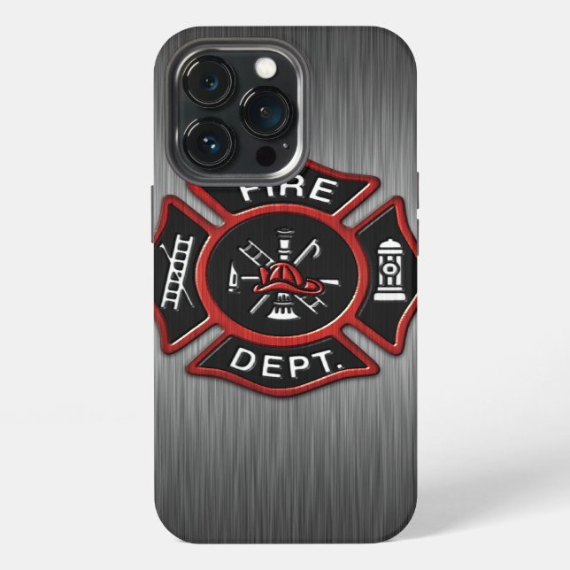Firefighter Deluxe iPhone Case (Back)