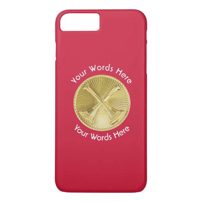 Firefighter Division Chief Gold Medallion Case-Mate iPhone Case (Back)
