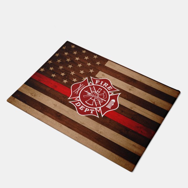 Firefighter Doormat - 18"x24" (Angled)