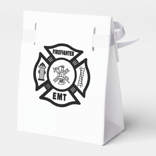 Firefighter EMT Favour Box (Back Side)