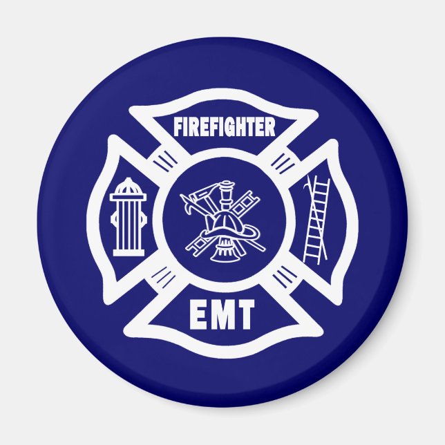 Firefighter EMT Magnet (Front)