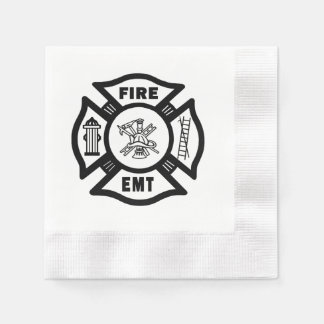 Firefighter EMT Napkin