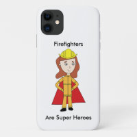 Firefighter Female Super Hero Personalise