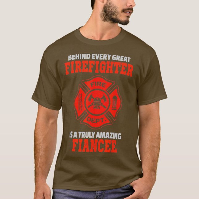 Firefighter Fiancee T-Shirt (Front)