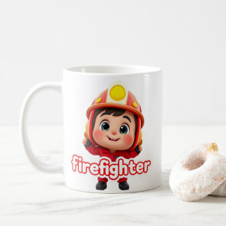 Firefighter fire brigade gift coffee mug