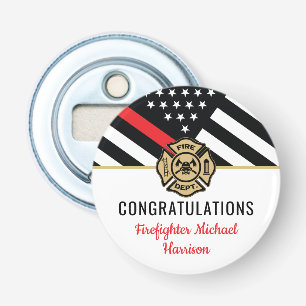 Firefighter Fire Department Graduation Fireman Bottle Opener