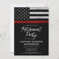 Firefighter Fire Department Retirement Party