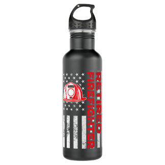 Firefighter Fireman Retired Firefighter Fireman Re 710 Ml Water Bottle