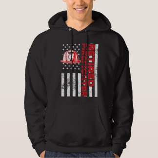 Firefighter Fireman Retired Firefighter Fireman Re Hoodie
