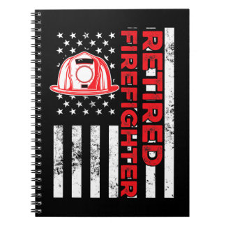 Firefighter Fireman Retired Firefighter Fireman Re Notebook