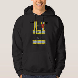 Firefighter Fireman Uniform Costume Funny Hallowee Hoodie