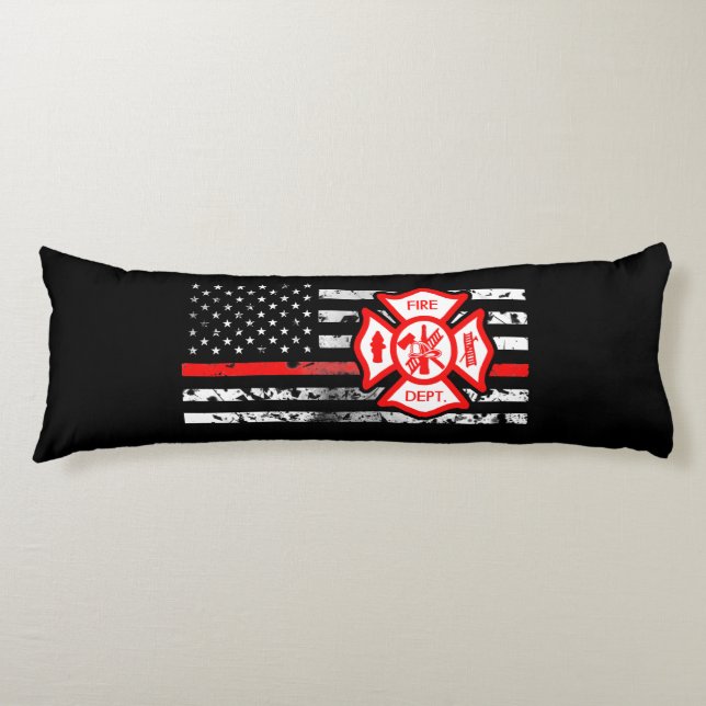 Firefighter Flag & Florian Cross Body Cushion (Front)