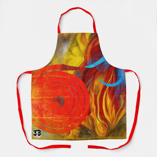Firefighter Flare Apron (Front)