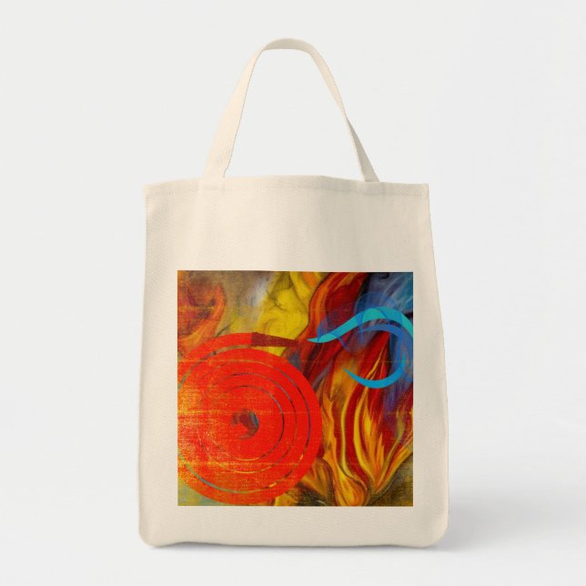 Firefighter Flare Collection Tote Bag (Front)