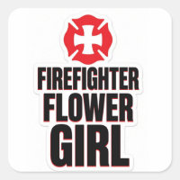 Firefighter flower girl