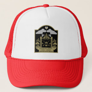 Firefighter Funeral Memorial Gift Trucker Hat