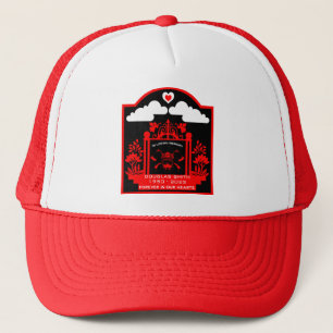 Firefighter Funeral Memorial Gift Trucker Hat